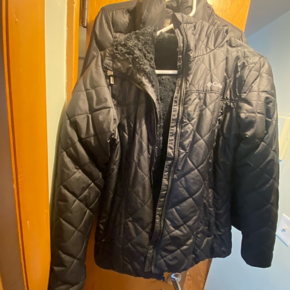 MEDIUM FUZZY LINED COLUMBIA BUBBLE JACKET - Picture 1 of 3